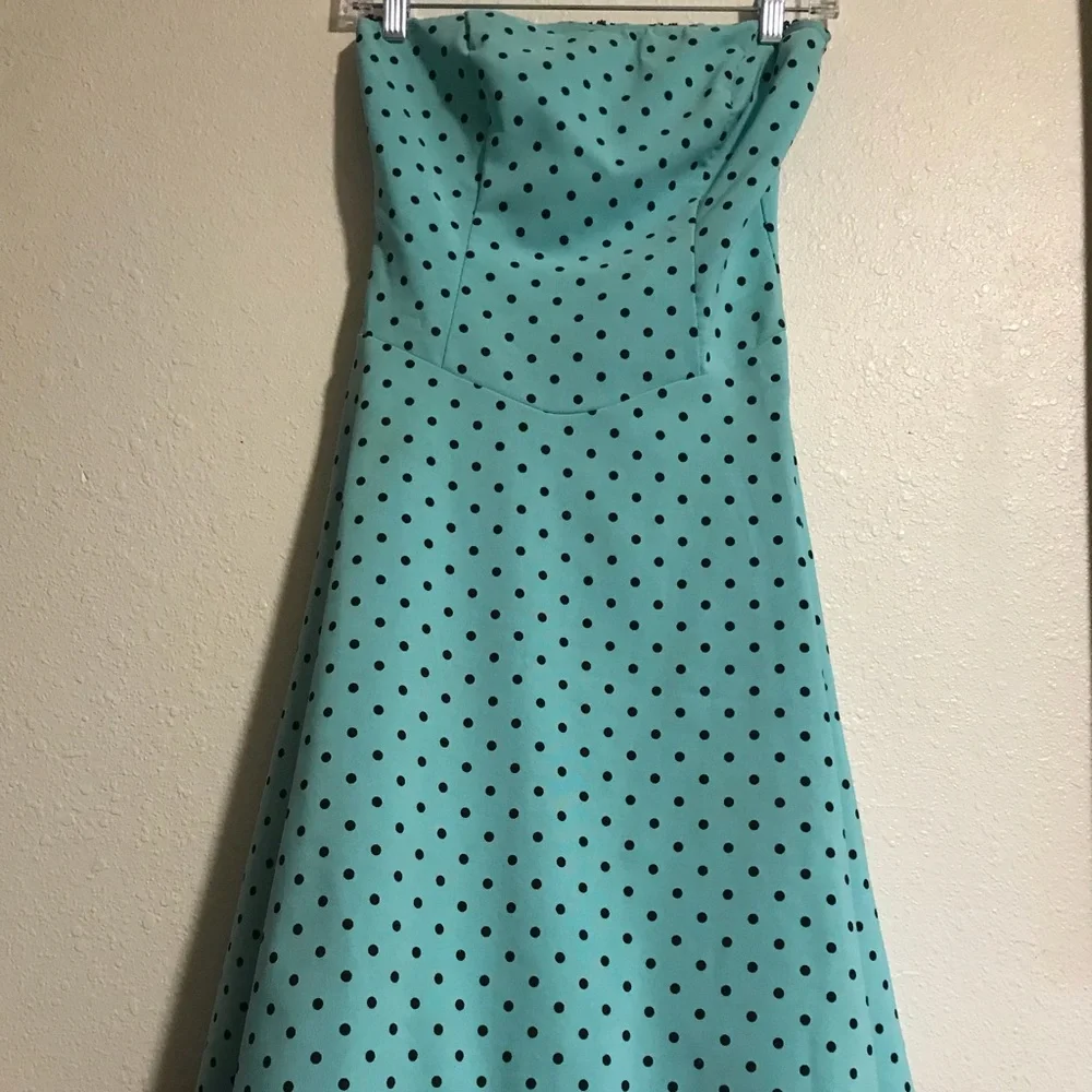 Ruby Rox vintage-inspired strapless dress - Picture 2 of 4